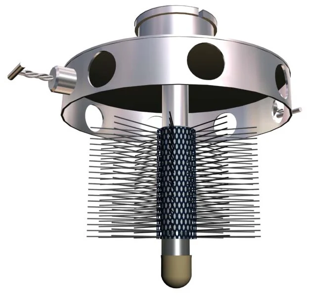 ROV-operated brush configuration